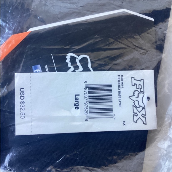 Fox Racing Active Frequency Base Layer Men’s Large - Picture 2 of 4